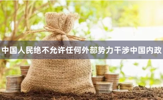 中国人民绝不允许任何外部势力干涉中国内政