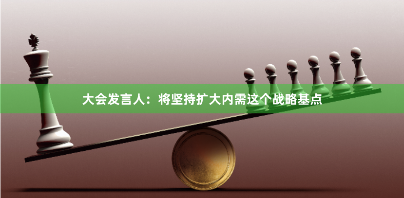 大会发言人：将坚持扩大内需这个战略基点